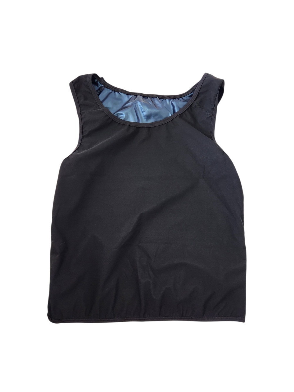 Sauna Tank Top Large XL Sleeveless Black